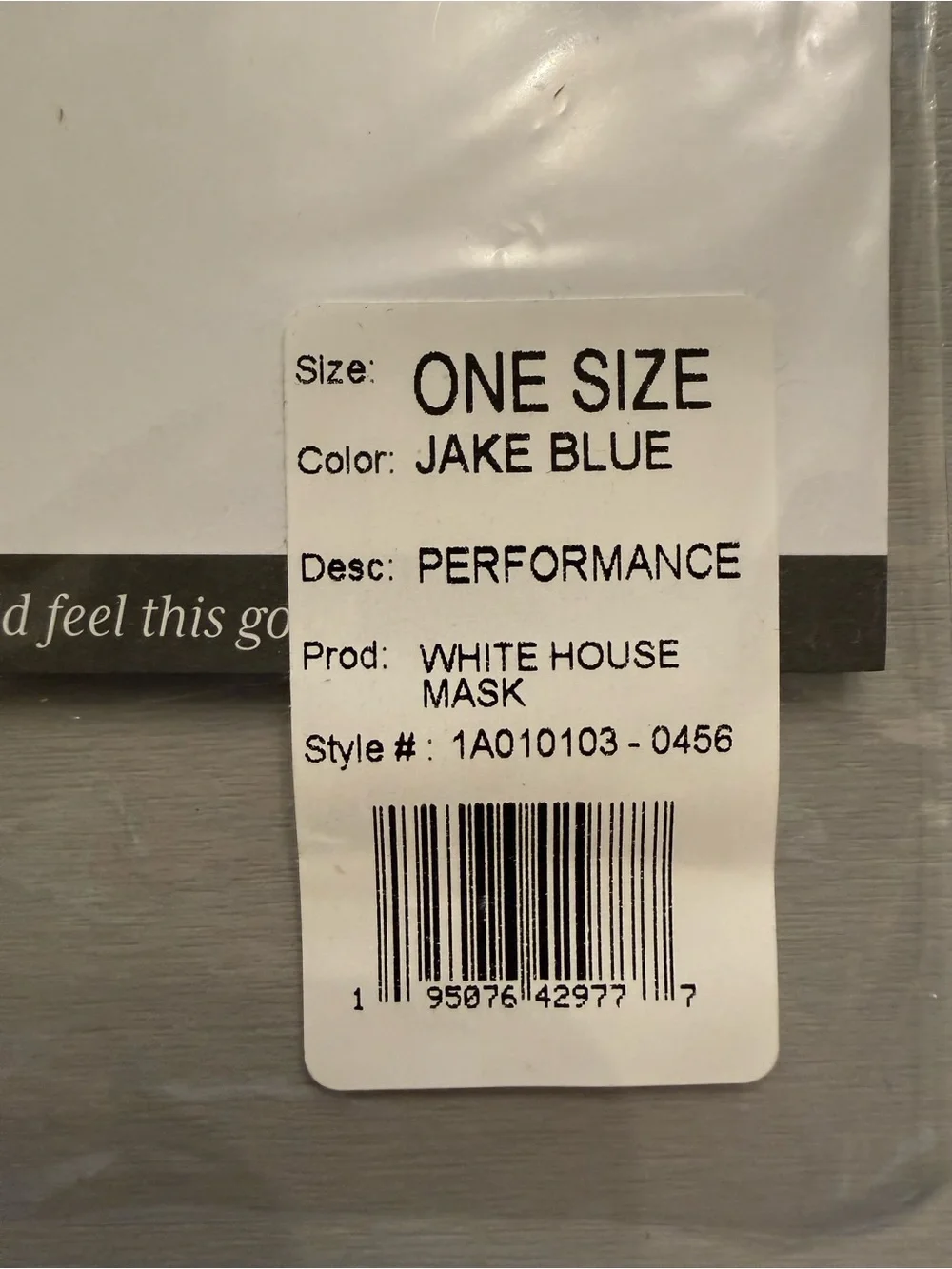Vineyard Vines Jake Blue Performance Face Mask